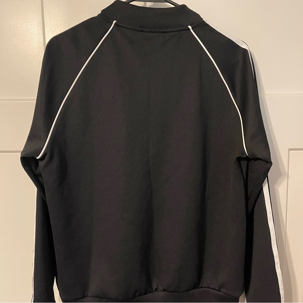 Adidas Classic Black Track Jacket - Picture 3 of 7